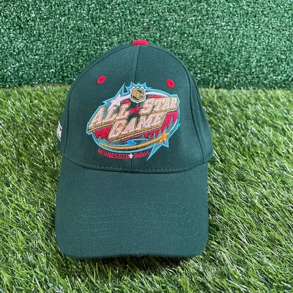 CCM NHL All Star Game Minnesota‎ Wild 2004 Hat Cap Fitted Green Vintage OSFM - Picture 1 of 10